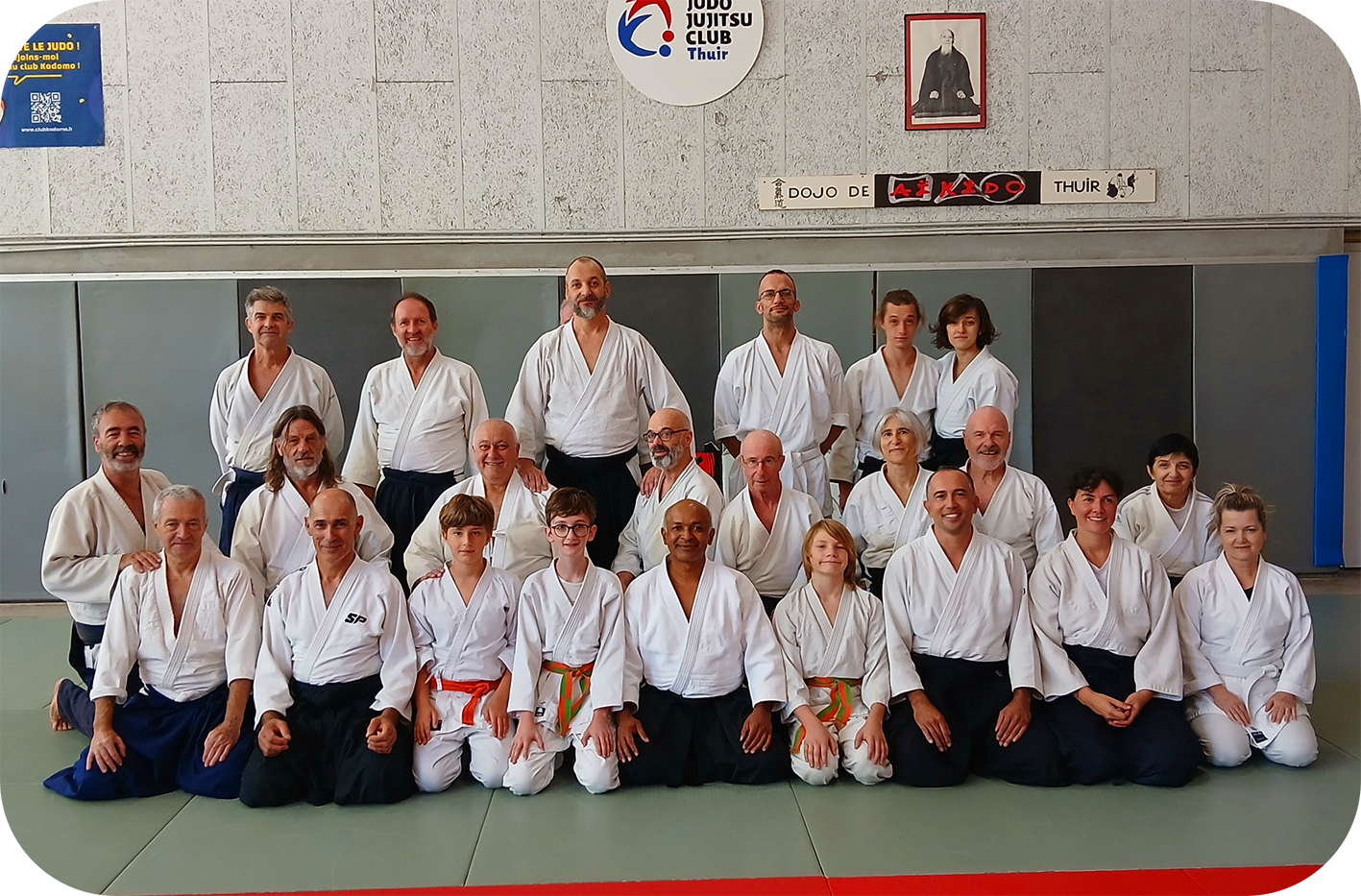 Photo de groupe avec Gaston