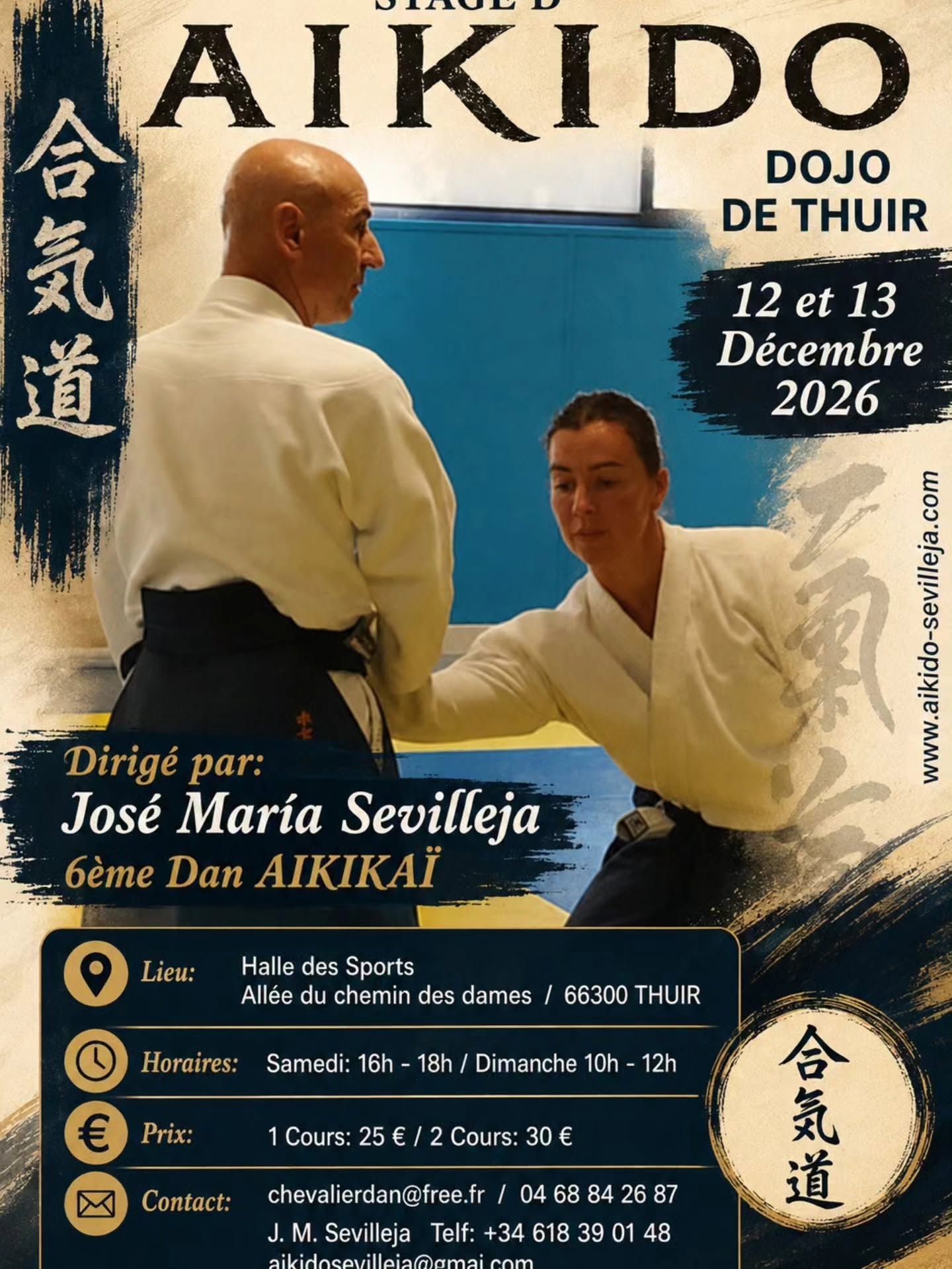 Stage Aikido José Maria Sévilleja 2026 THUIR